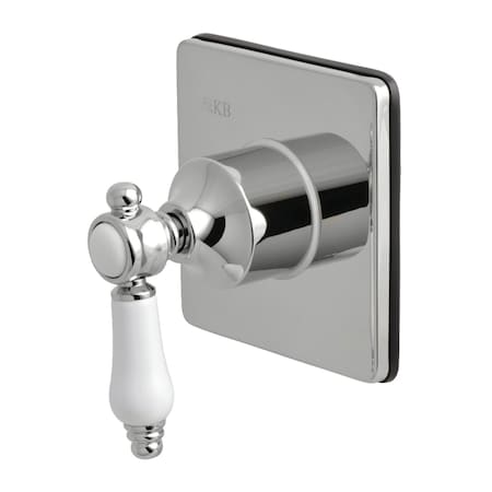 Kingston Brass KS3041BPL Bel-Air Three-Way Diverter Valve W/ Trim Kit, Polished Chrome KS3041BPL